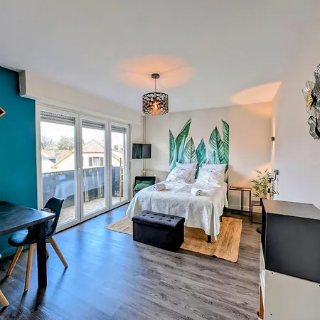 Cosy Avec Balcon Avec Parking Gratuit Proche Centre Sportif Et De La Route Des Vins Alsace Apartment *